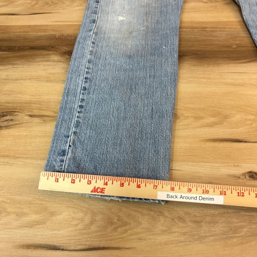 Vintage Levi's 505 Jeans Mens 34x32 Straight Light Washed Out Distressed Y2K USA